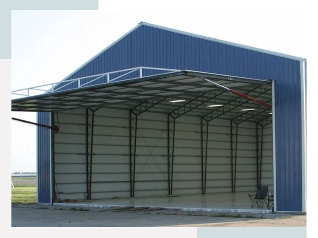 Прямо стенные ангары в Кушве