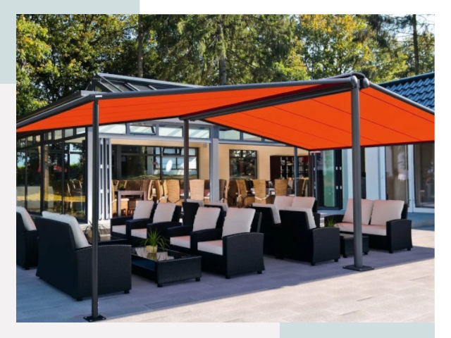 Навесы для кафе и ресторанов в Кушве