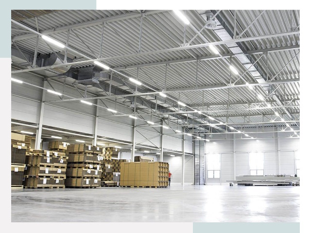 Освещение ангаров в Кушве