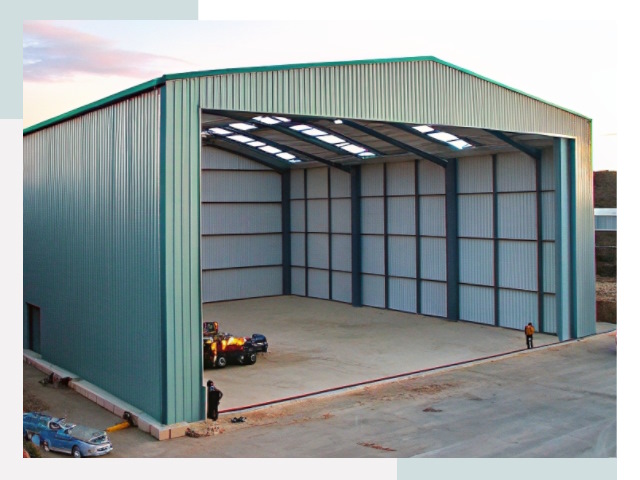 Строительство ангаров в Кушве